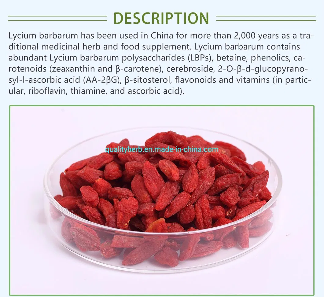 20% UV Goji Lycium Polysaccharide Lycium Barbarum Extract