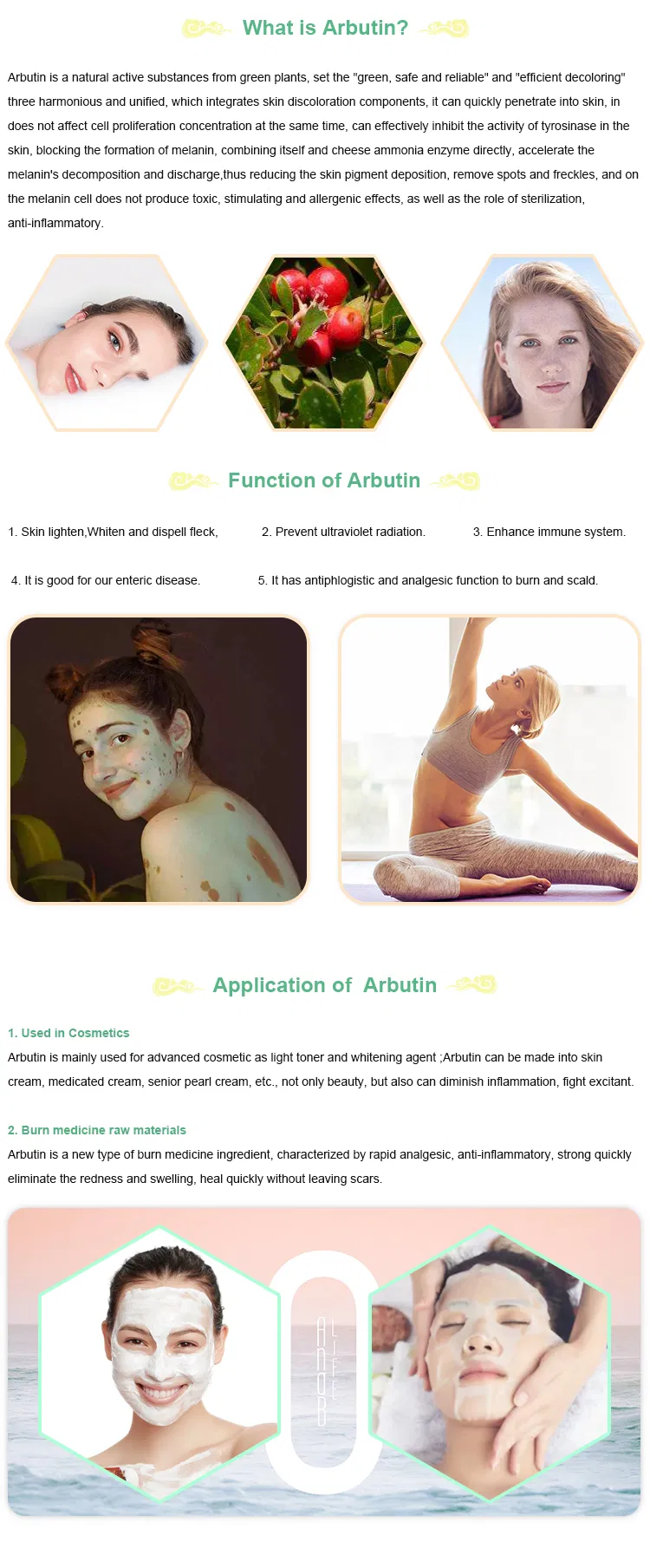 Best Price CAS 84380-01-8 Alpha Arbutin Powder