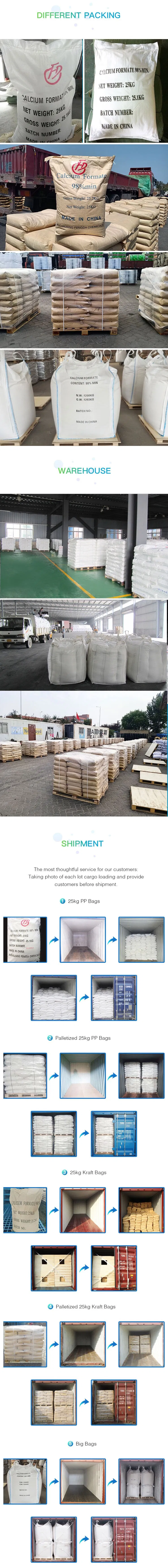 Calcium Formate CAS 544-17-2 Price Technical Industrial Grade 98 Calcium Formate for Construction