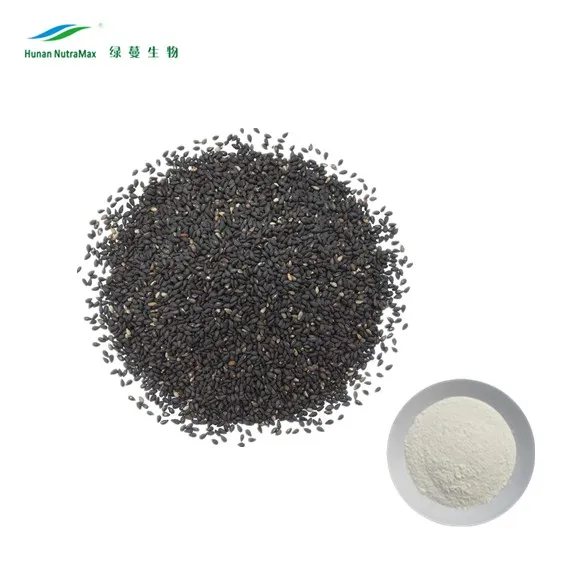 High Quality 5%~90% Sesamin Powder Black Sesame Seed Extract