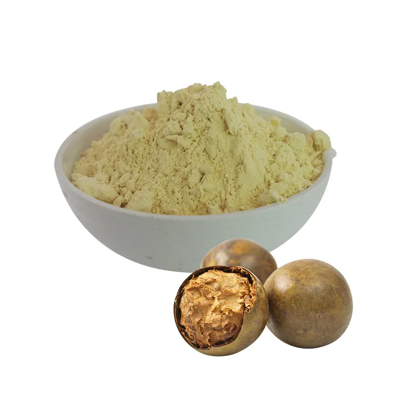 Natural Monk Fruit Extract Luo Han Guo Powder Extract 80% Mogrosides 25% Mogroside V