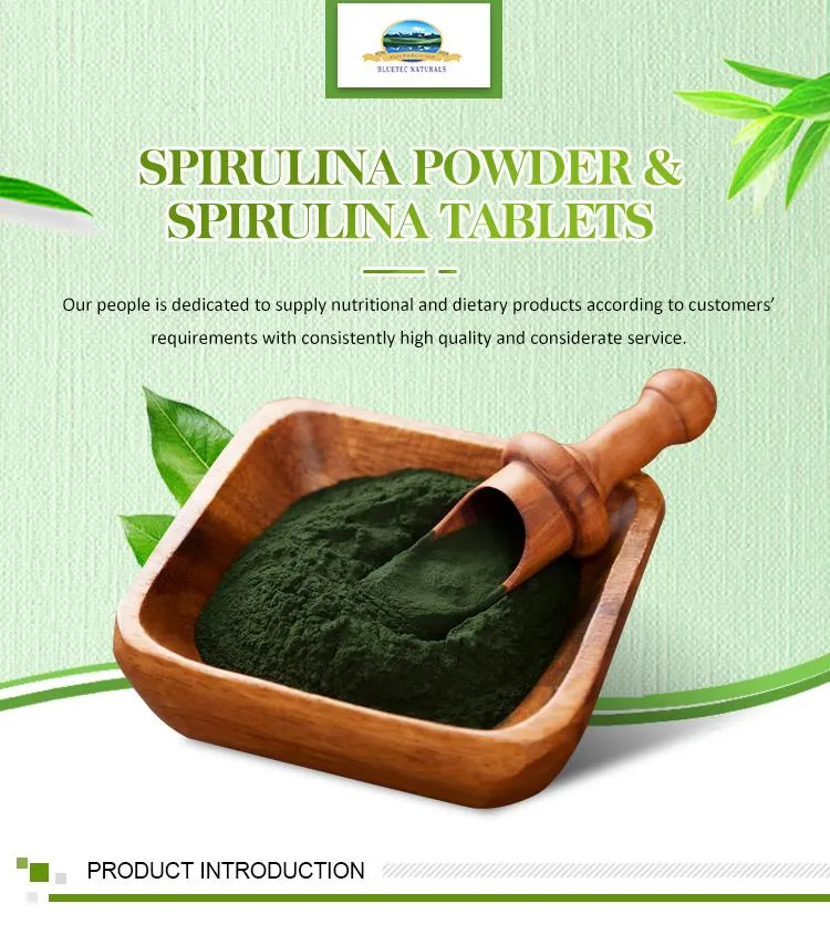 Super Healthcare Product Organic Spirulina and Chlorella Powder/Tablets Factory Supply
