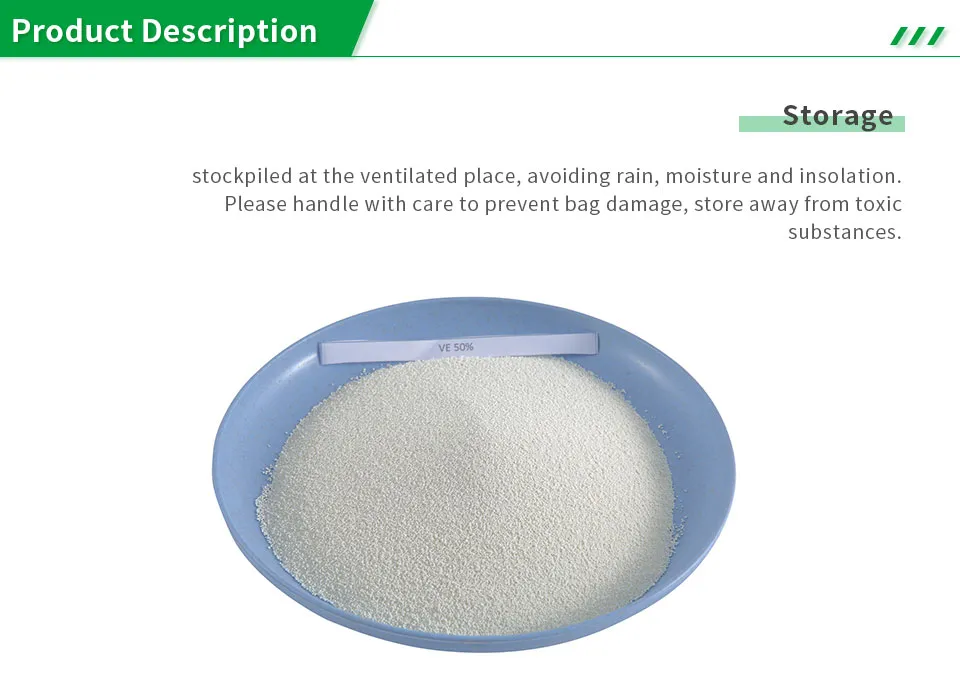 Vitamin E 50% Powder Feed Additive for Poultry