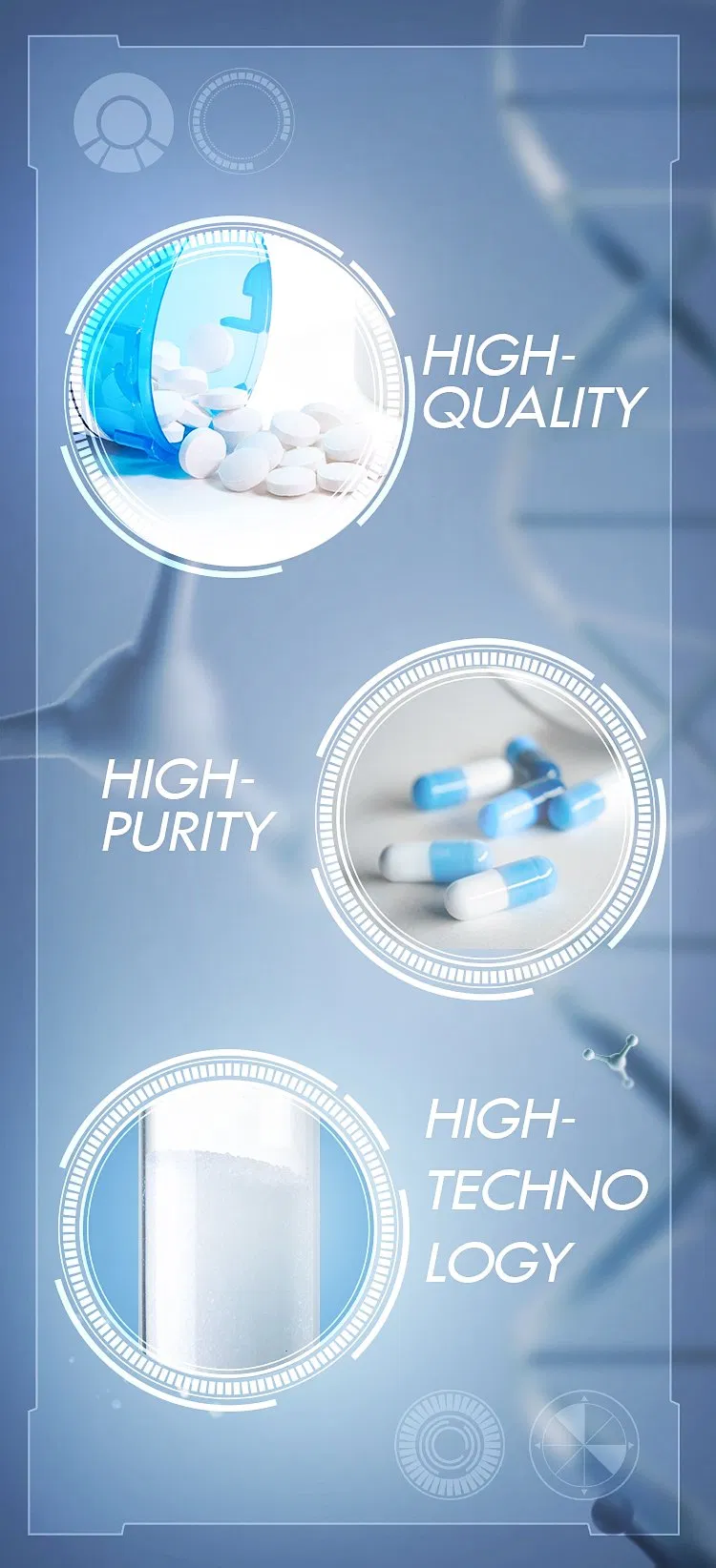 Wuhan Hhd Pharm Natural 98% Imperatorin Powder CAS 482-44-0 HPLC Nmr COA Factory Shop